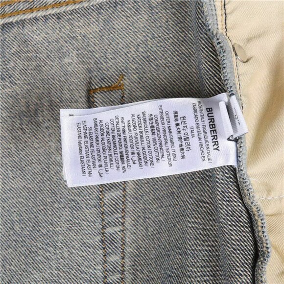 Burberry 25SS Back Pocket Check Horse Denim Pants s - Picture 12 of 12